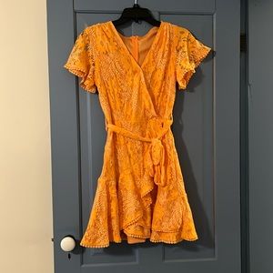 Girls orange dress